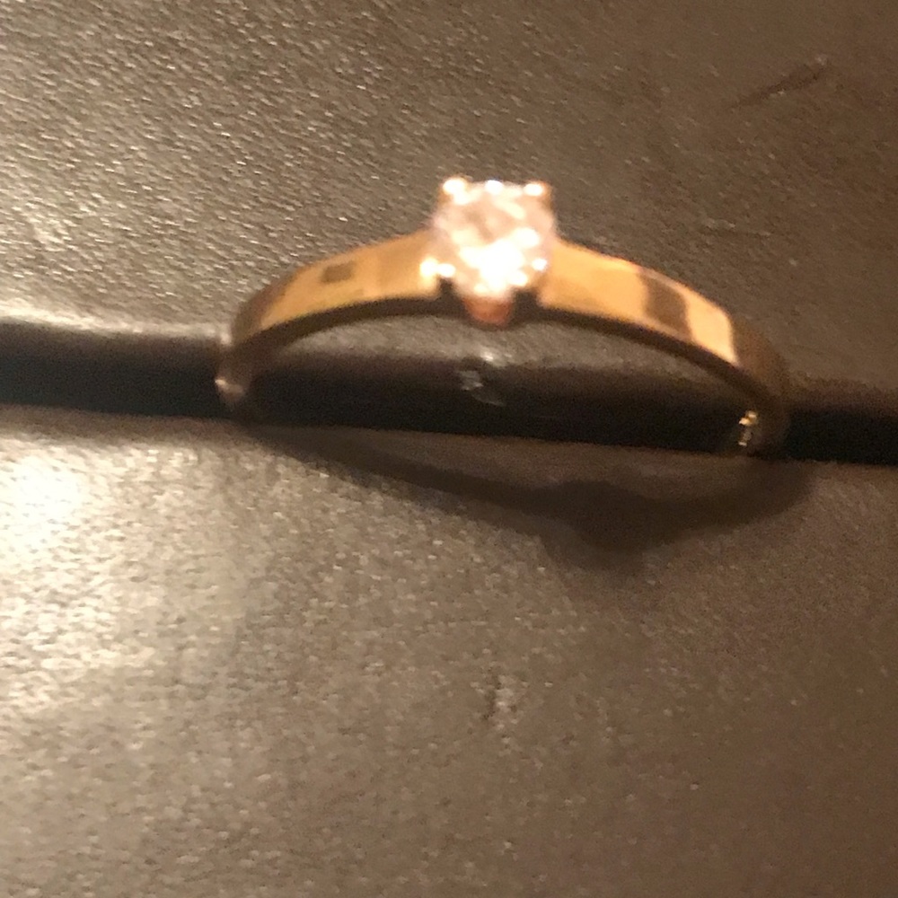 Small diamond ring